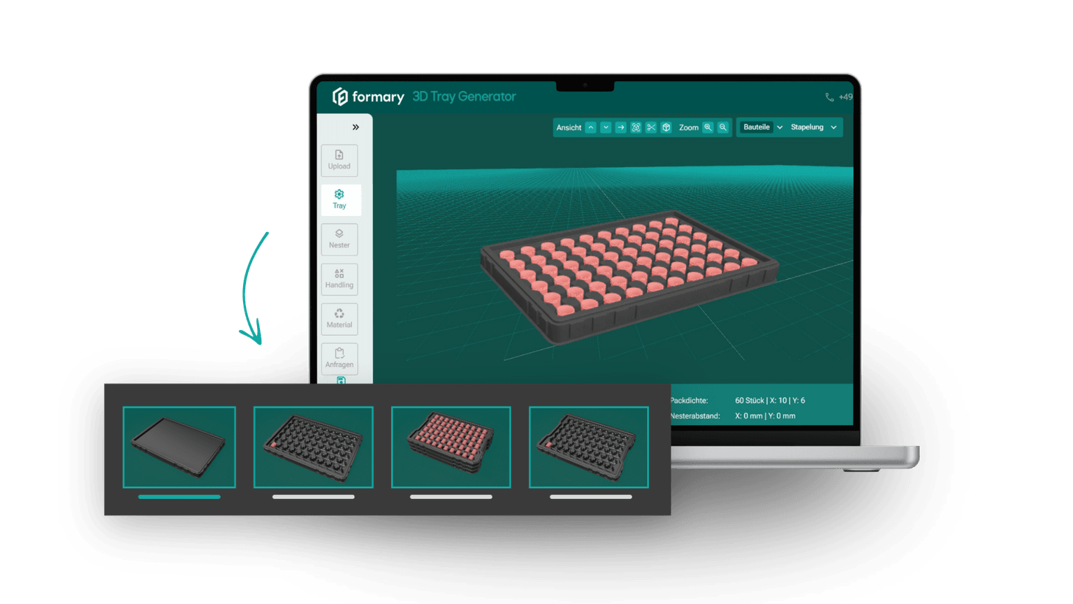 3D Tray Generator Vorschau