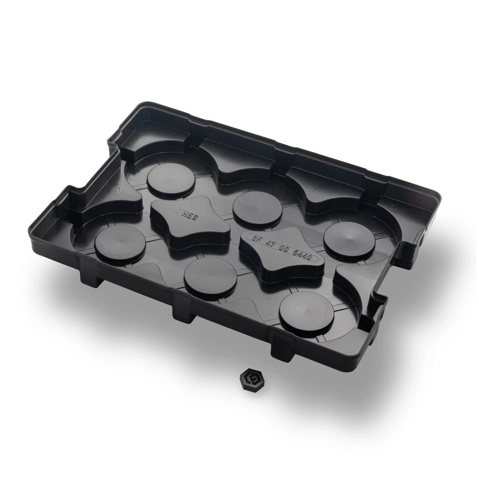 Pflanzentray aus Kunststoff schwarz