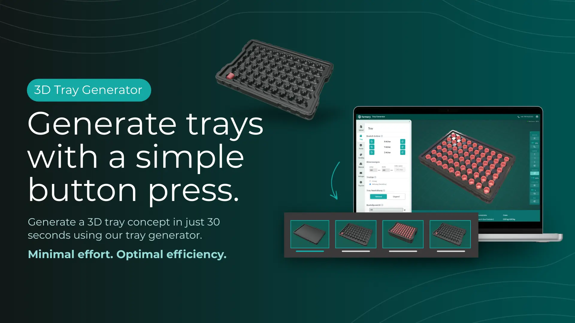 3D Tray Generator Banner