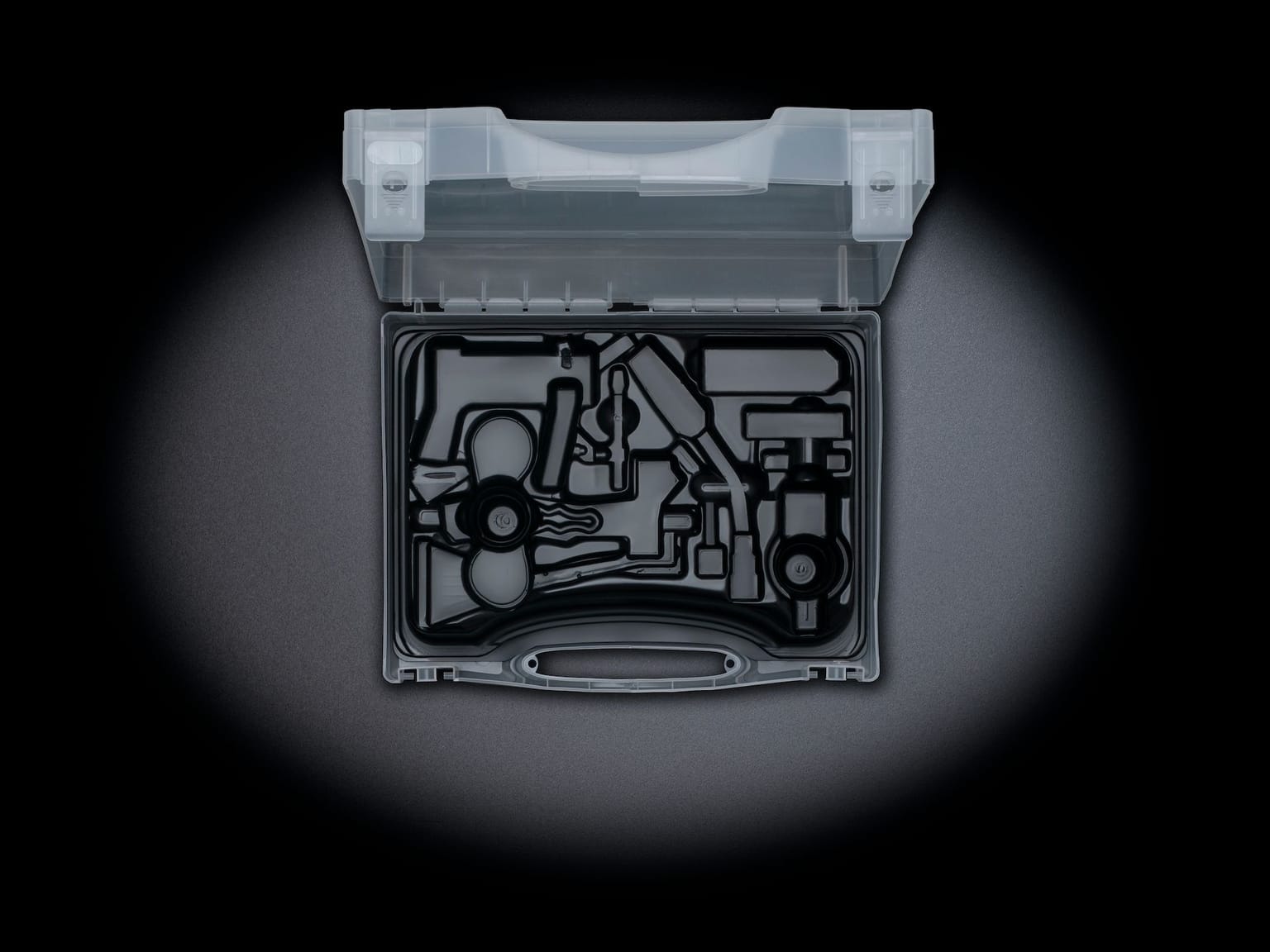 Tiefzieheinlage in schwarz