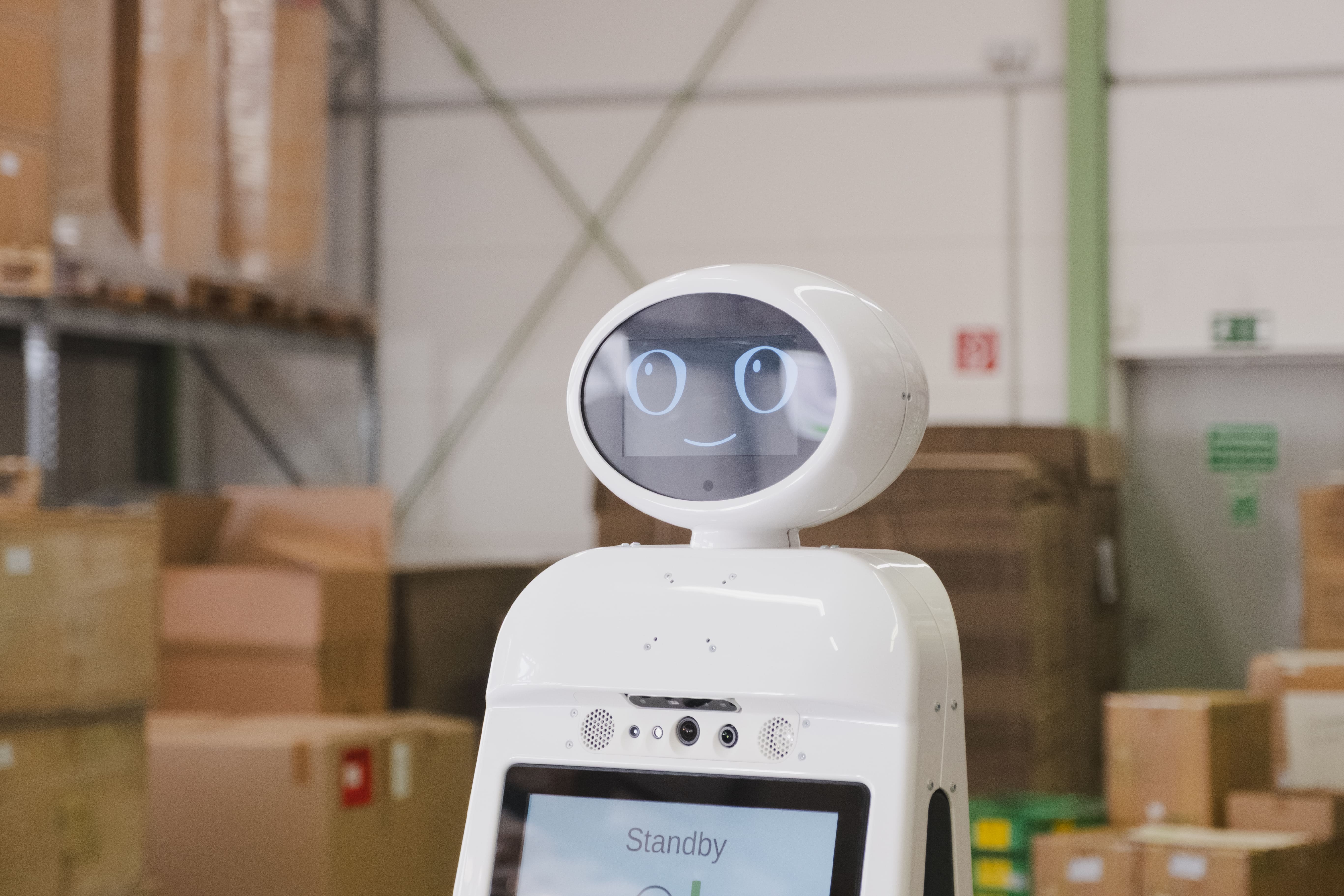 Close-up des Roboters